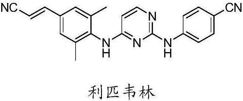 Industrial synthesis method of rilpivirine and intermediate compound