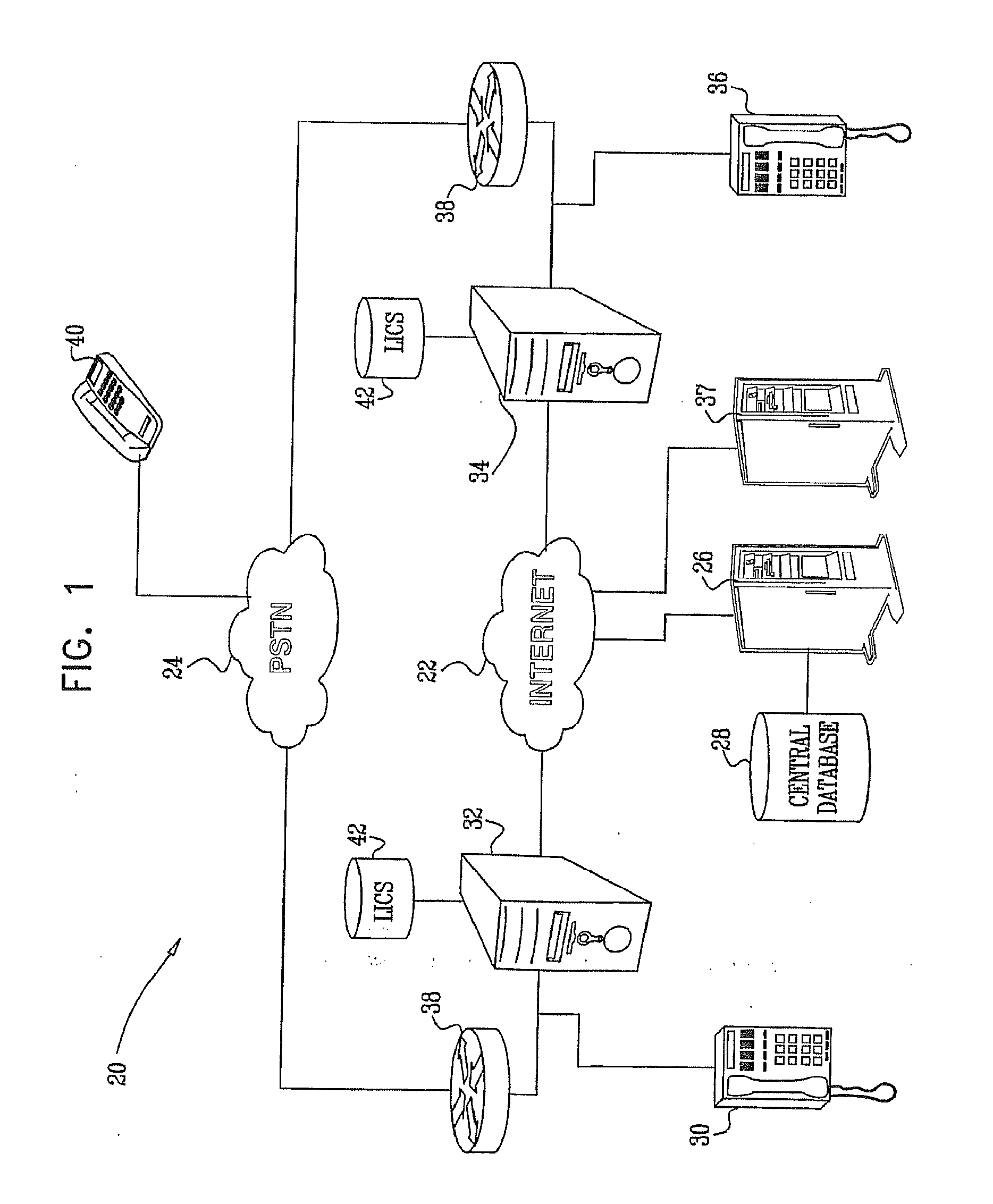 Efficient address caching for packet telephony services