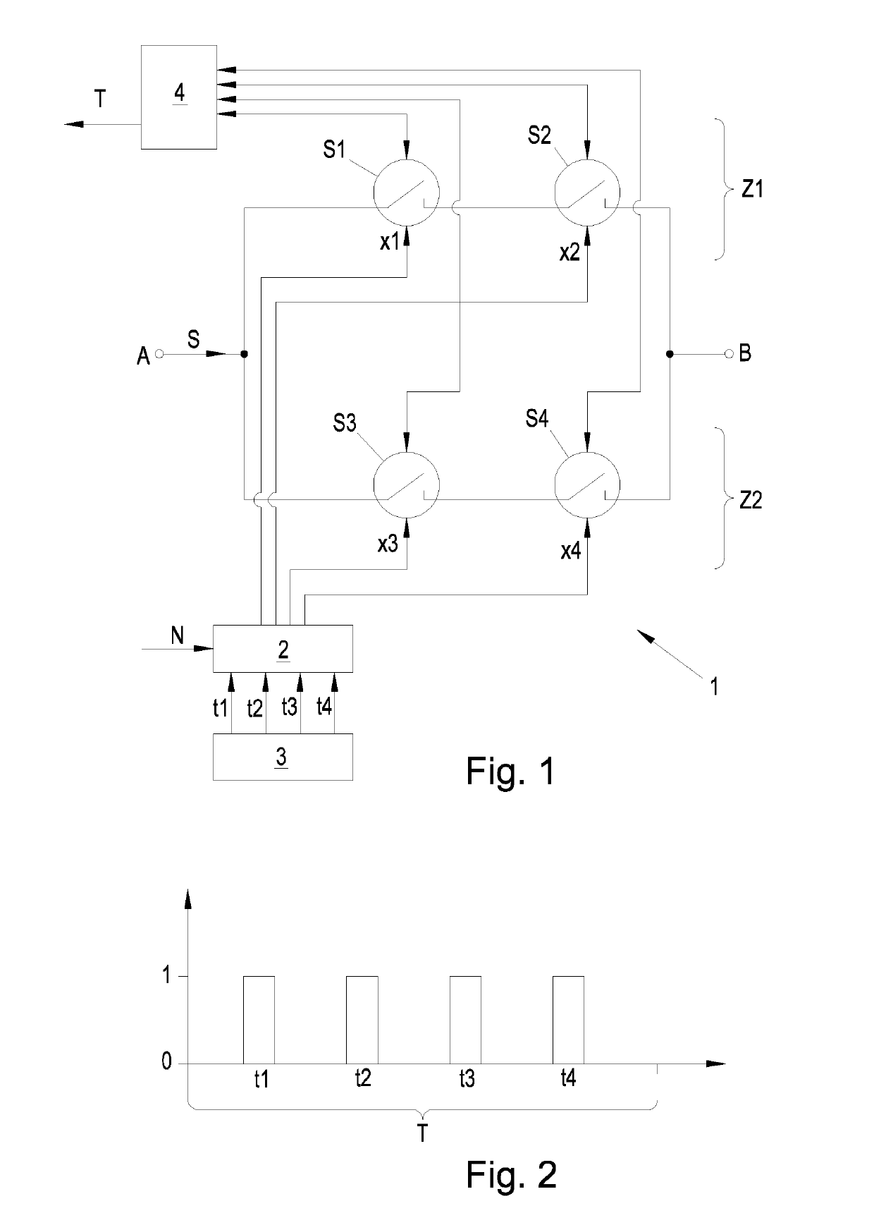 Safe switching device