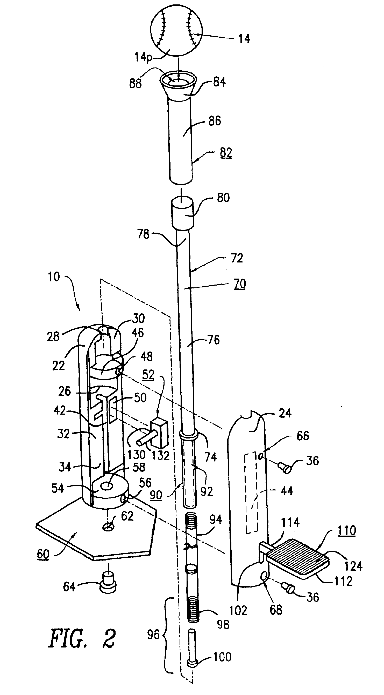 Baseball server apparatus with a delay timer element for providing a delaying time period for serving-up a baseball