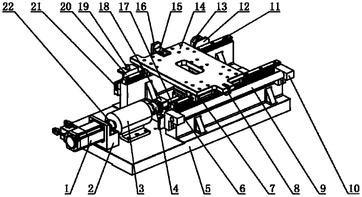 Large-rigidity dexterous full-component friction identification servo feeding device and method