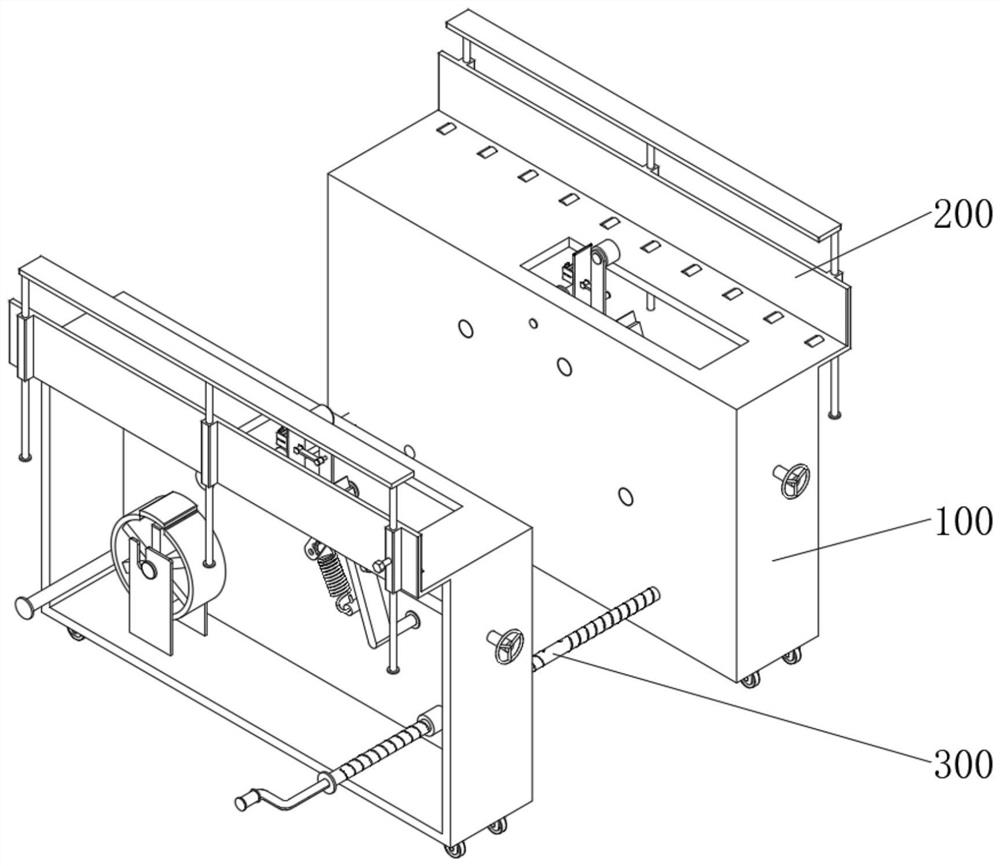 Rapid packaging device for charging pile production