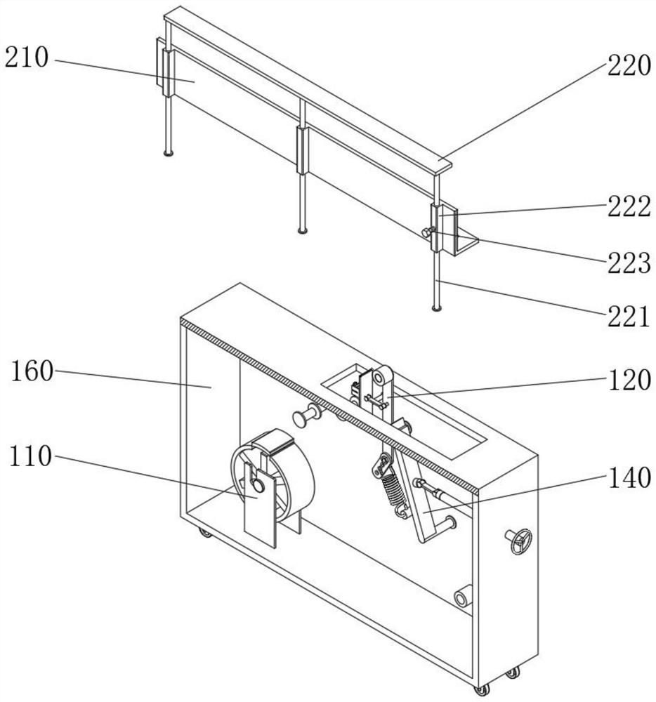 Rapid packaging device for charging pile production