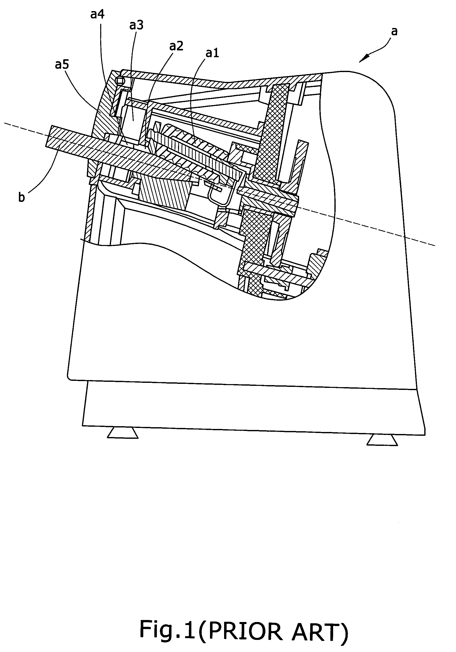 Structure of automatic pencil sharpener