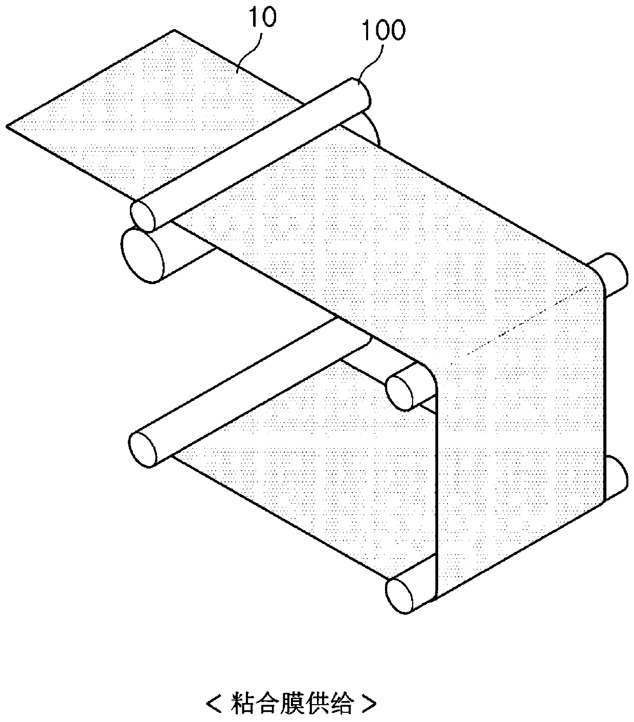 TSV vacuum laminating method, apparatus, and bonding system using same