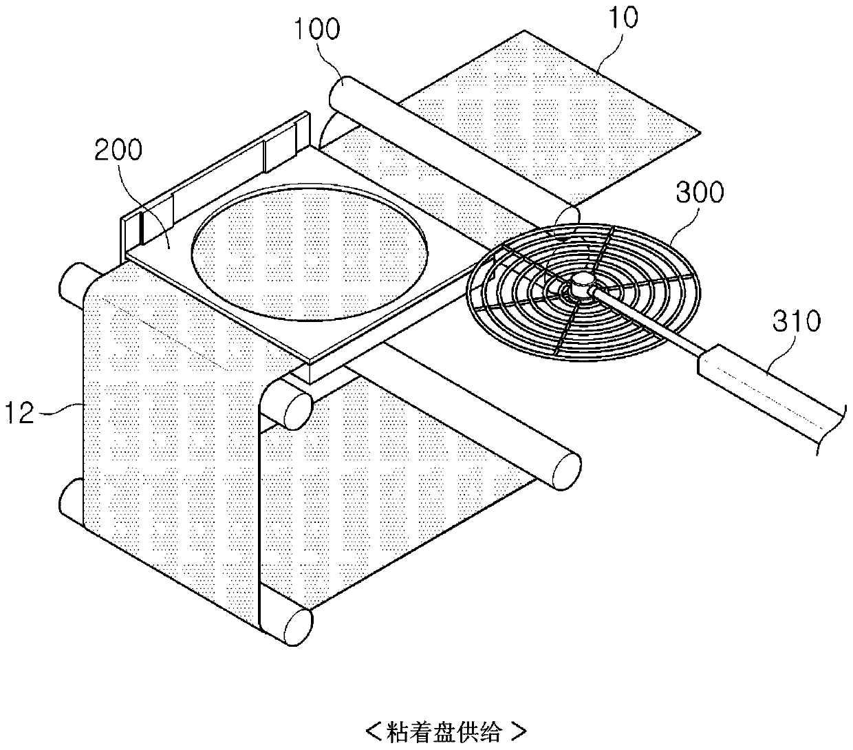 TSV vacuum laminating method, apparatus, and bonding system using same