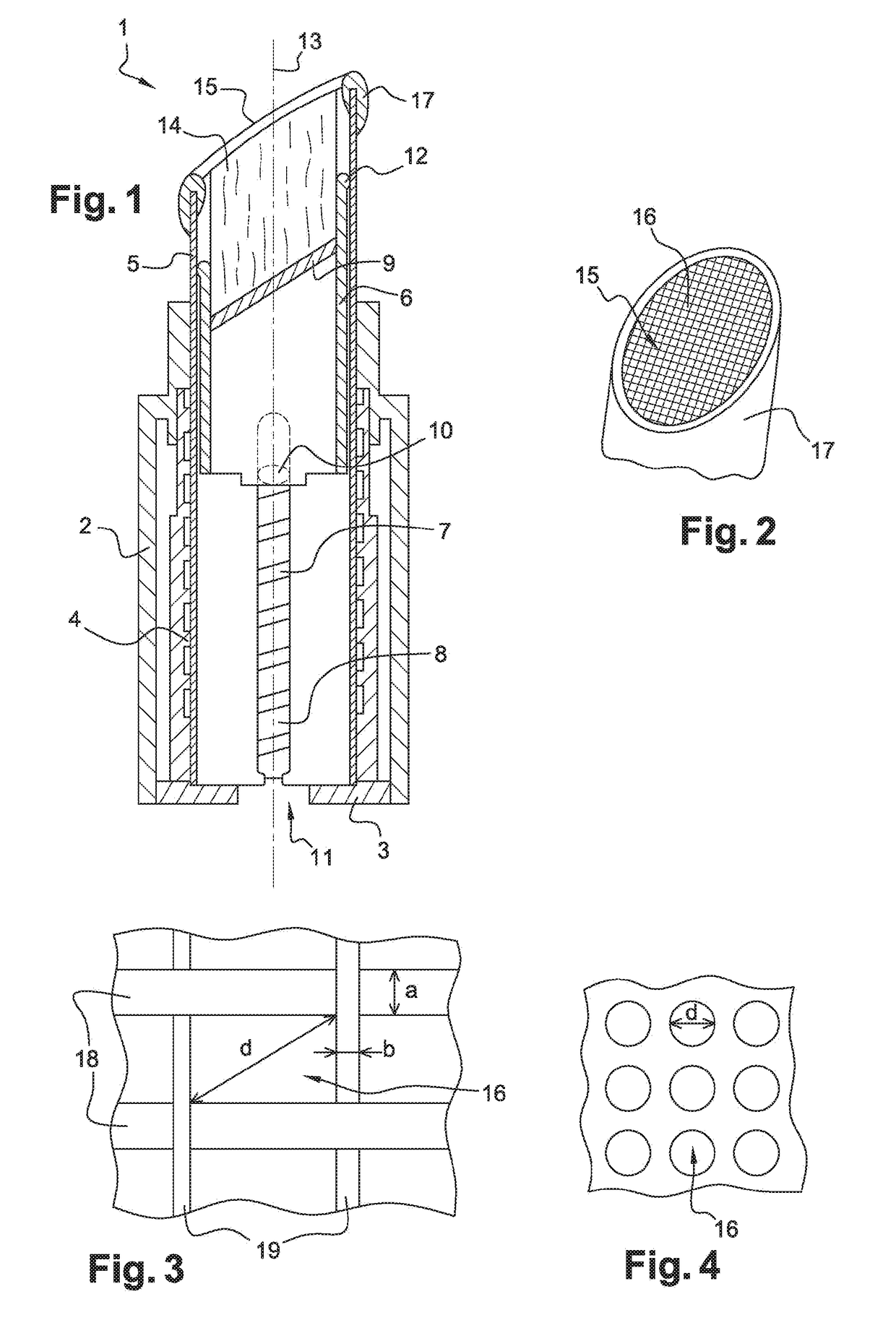 Cosmetic Article Comprising A Mesh