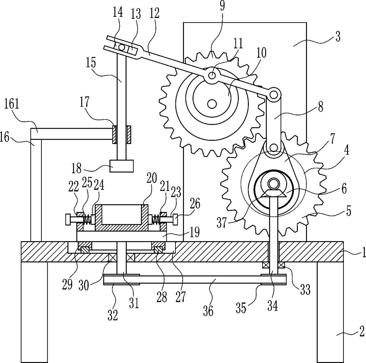 Medicine grinding equipment for respiratory medicine department