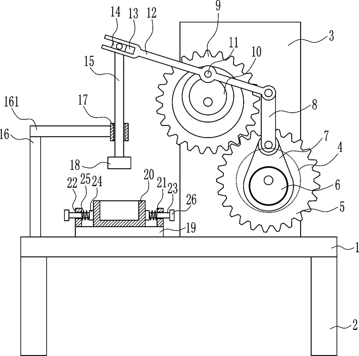 Medicine grinding equipment for respiratory medicine department