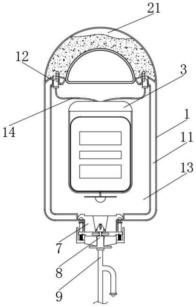 Self-destructive infusion bag