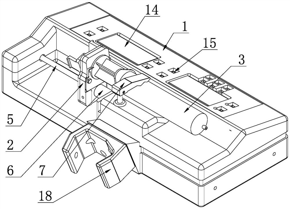 Stable quantifying device for somatic cell acupoint injection therapy