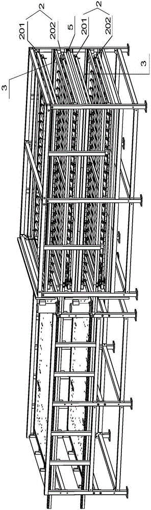 Die pressing automatic molding system for interior trim plate of car roof and process of die pressing automatic molding system