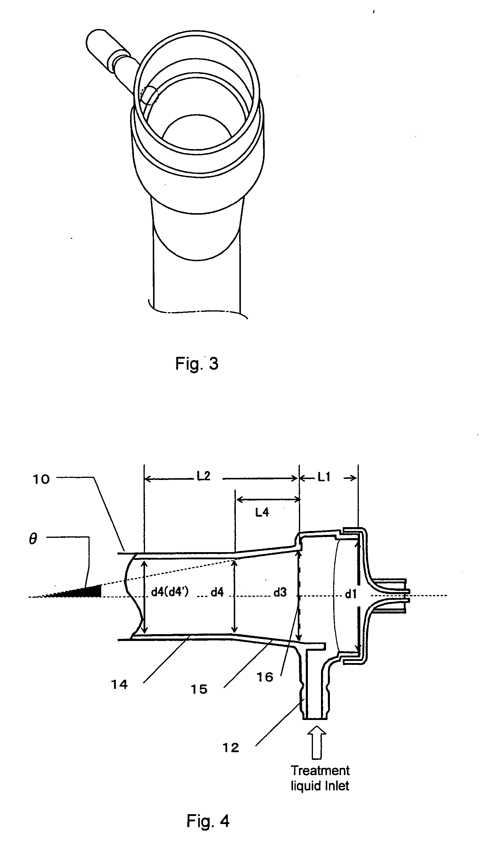 Body fluid treating device of hollow fiber membrane type