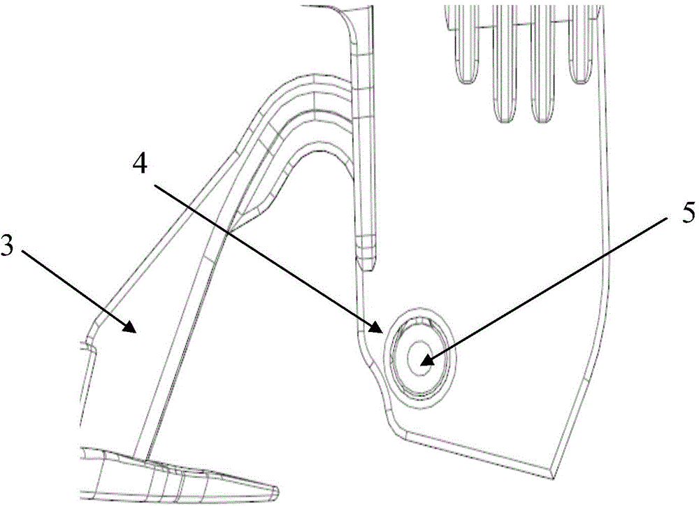 Washing-machine dewatering-pump cover plate support structure