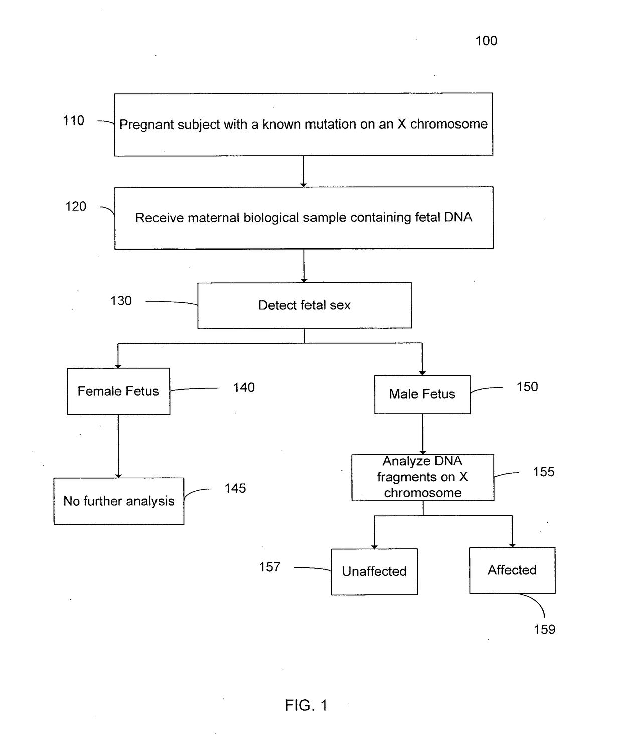 Noninvasive prenatal genotyping of fetal sex chromosomes