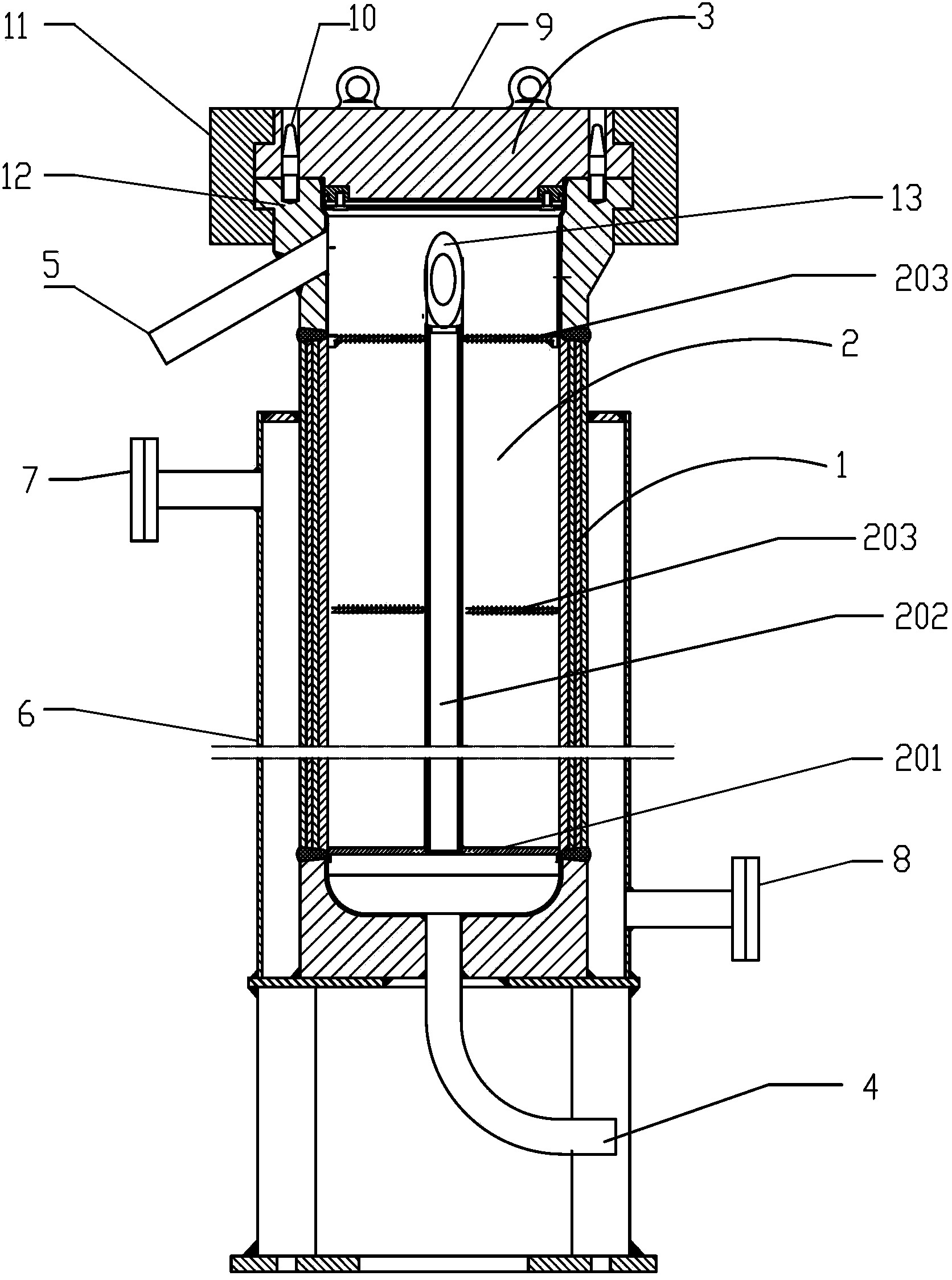 Supercritical carbon dioxide skein dyeing kettle and waterless dyeing method thereof