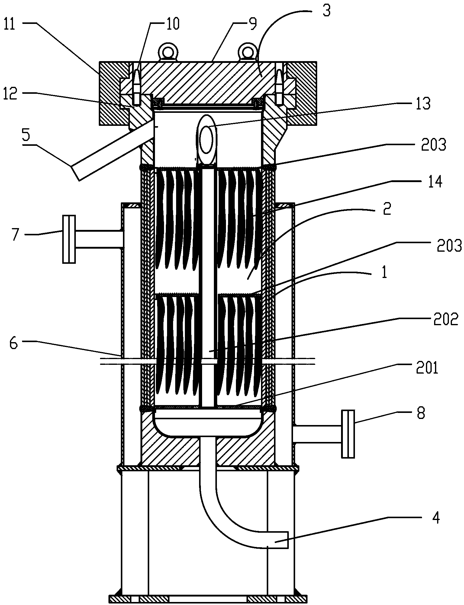 Supercritical carbon dioxide skein dyeing kettle and waterless dyeing method thereof