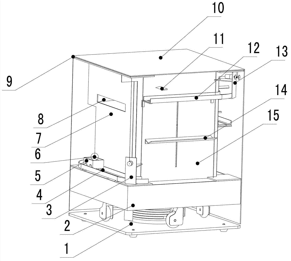 Four-side rotation level switching game machine