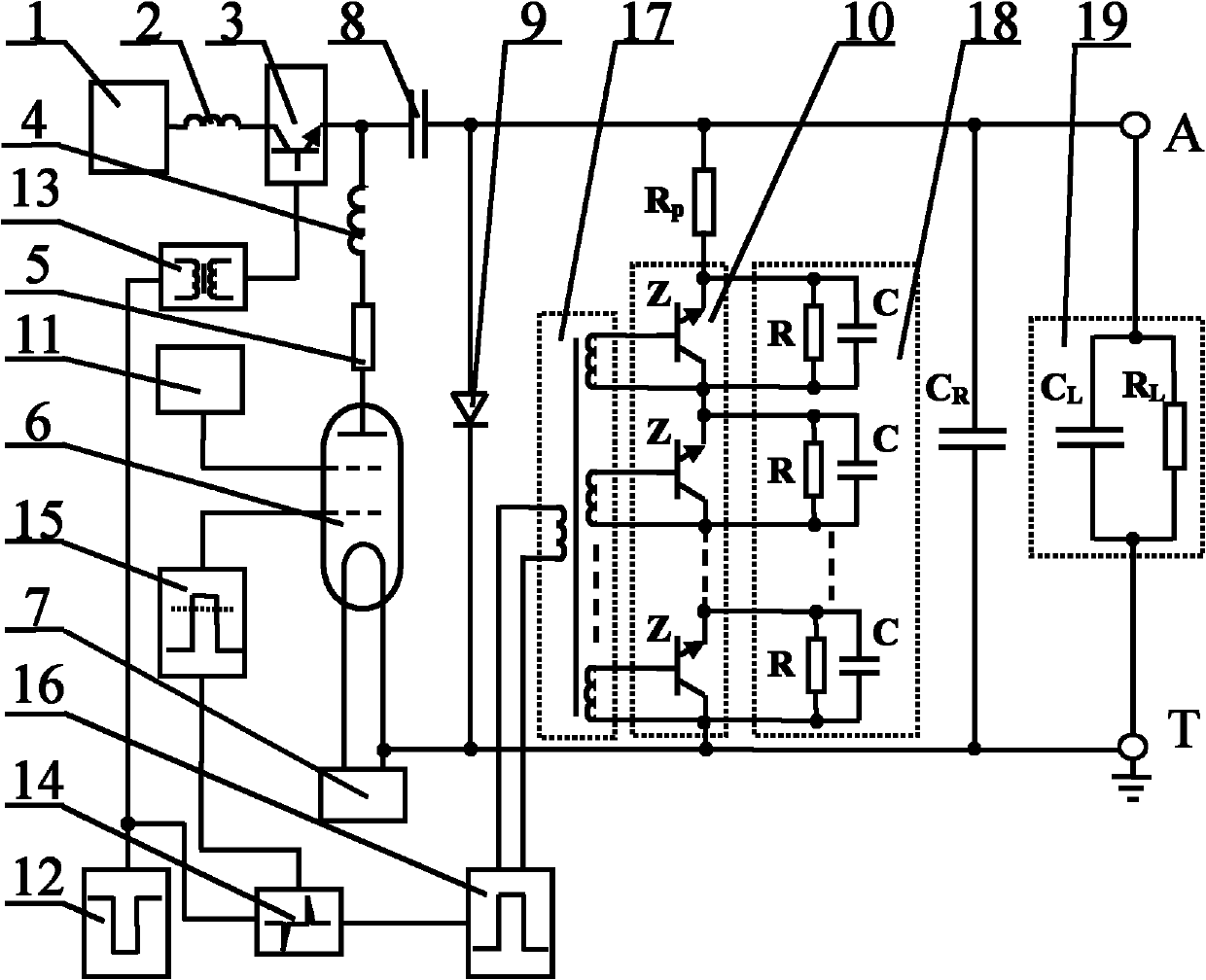 High pressure pulse modulator and modulation method thereof for steep falling edge and low power consumption plasma immersion ion implantation