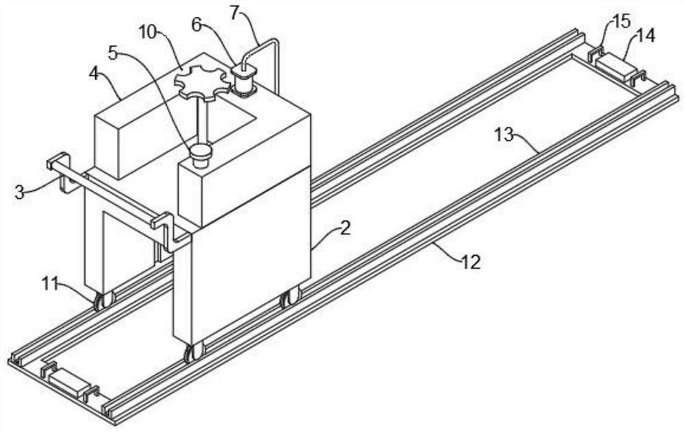 Concrete pavement joint-cutting device for highway bridge construction and using method thereof