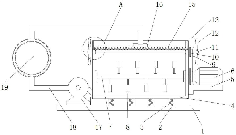 Circulating cooling device of wind power doubly-fed generator