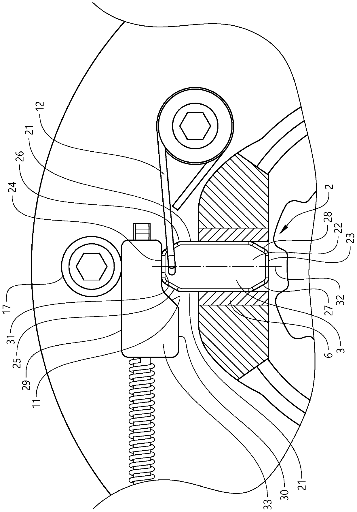 Park lock arrangement and vehicle comprising such park lock arrangement