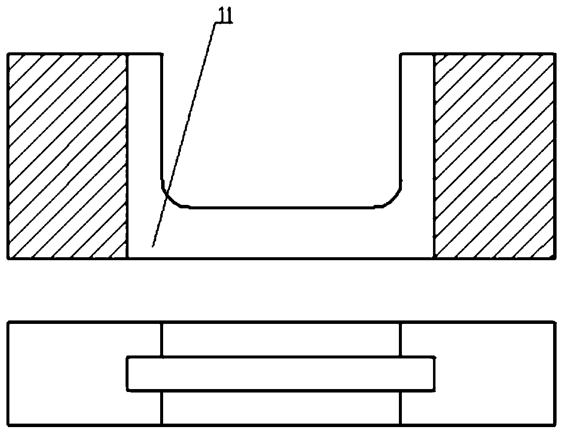 Preparation device and method for large-size heat adaptation structure of carbon fiber yarns