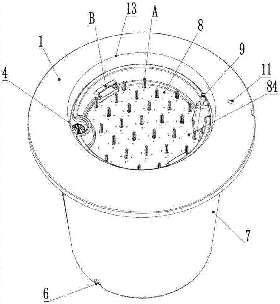 A combined multifunctional flowerpot