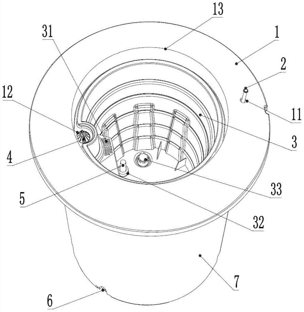 A combined multifunctional flowerpot