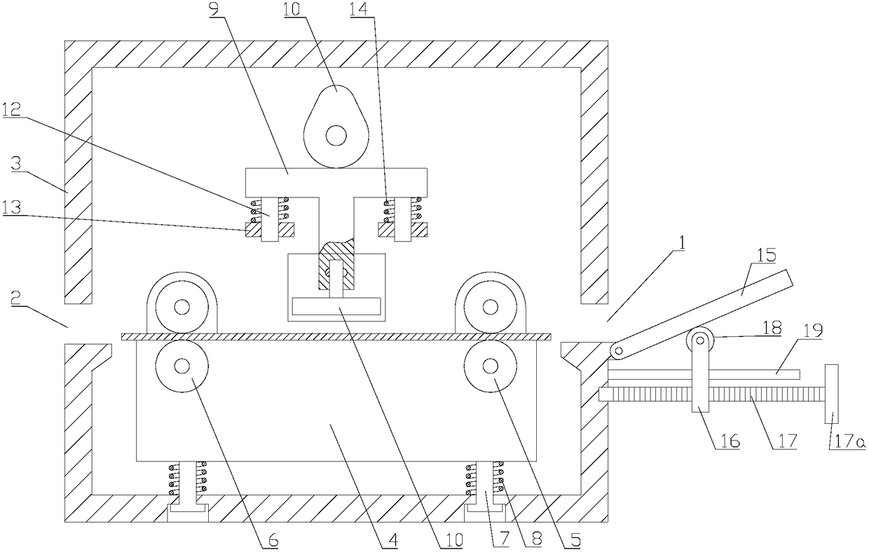 Automatic stamping device