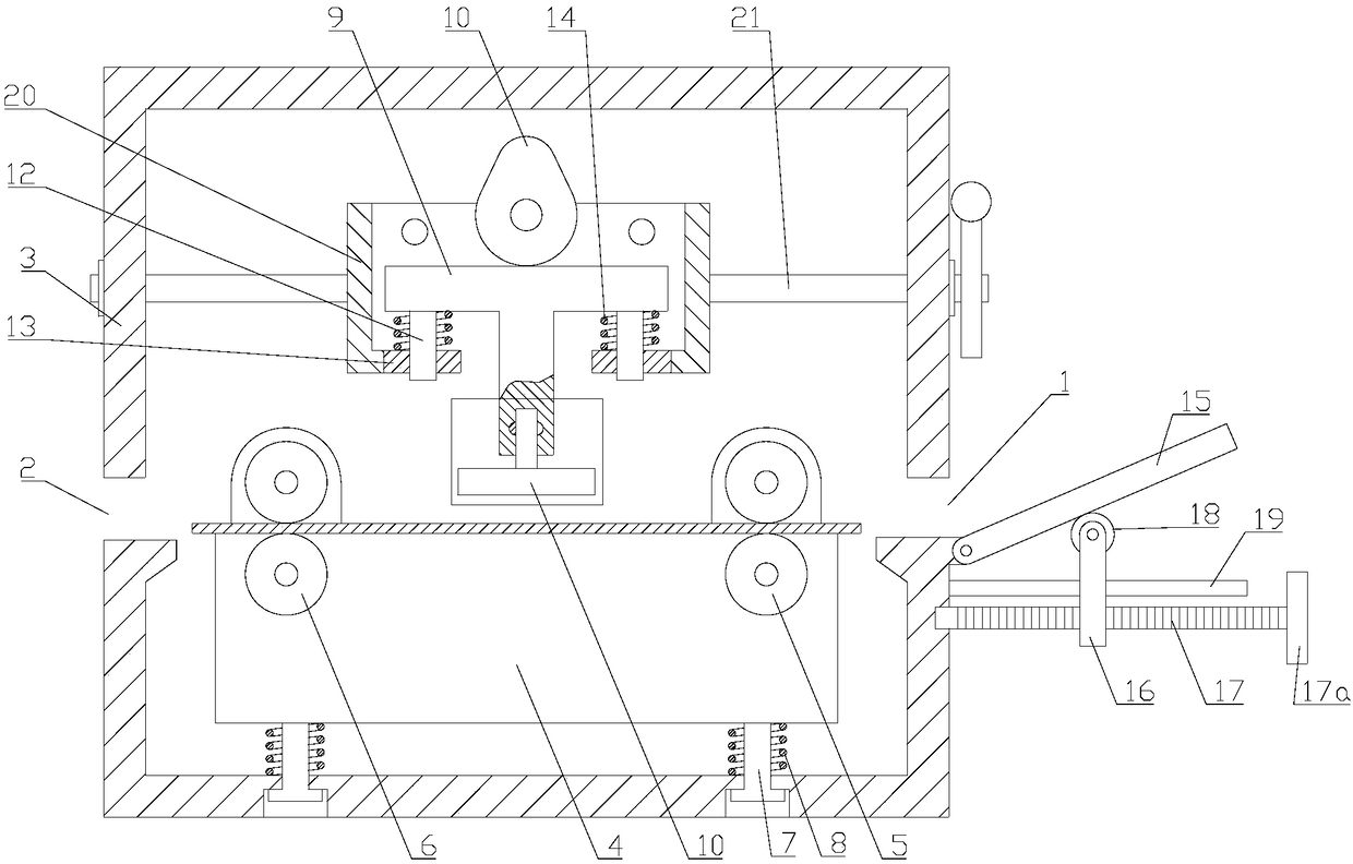 Automatic stamping device