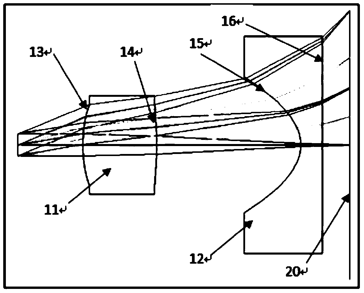 Lens for head-mounted display equipment and head-mounted equipment