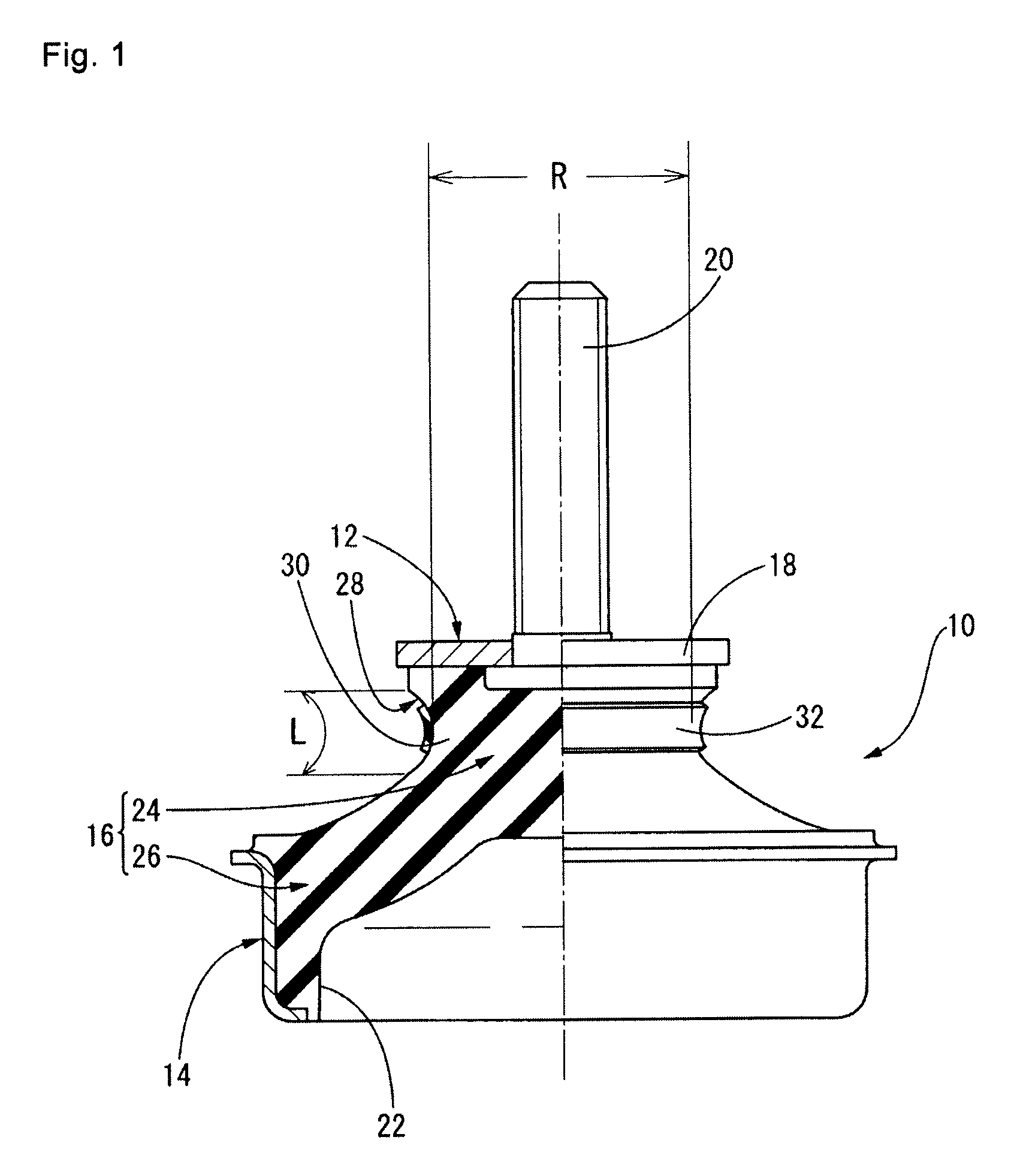 Anti-vibration rubber device