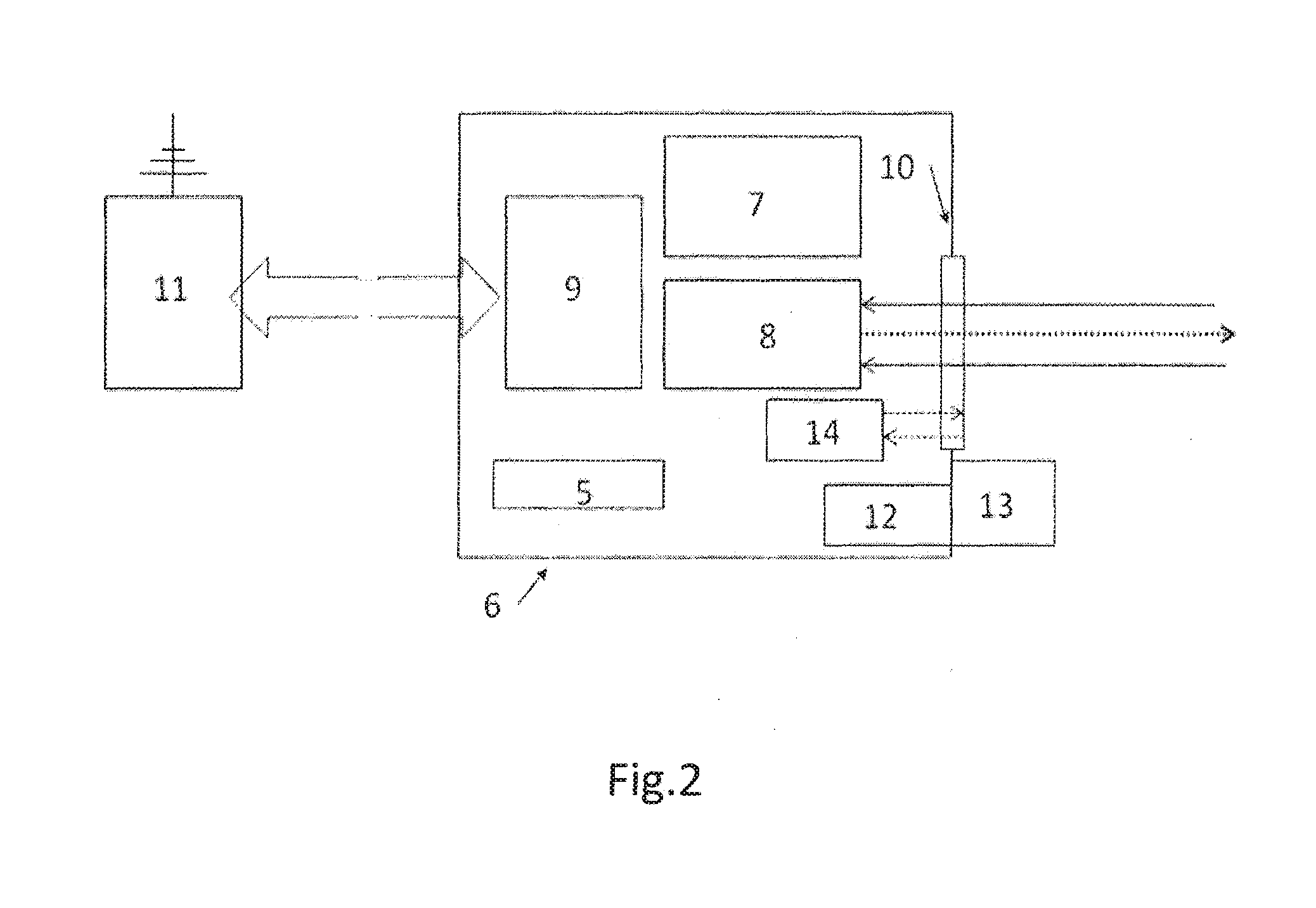 Device for remote oil detection