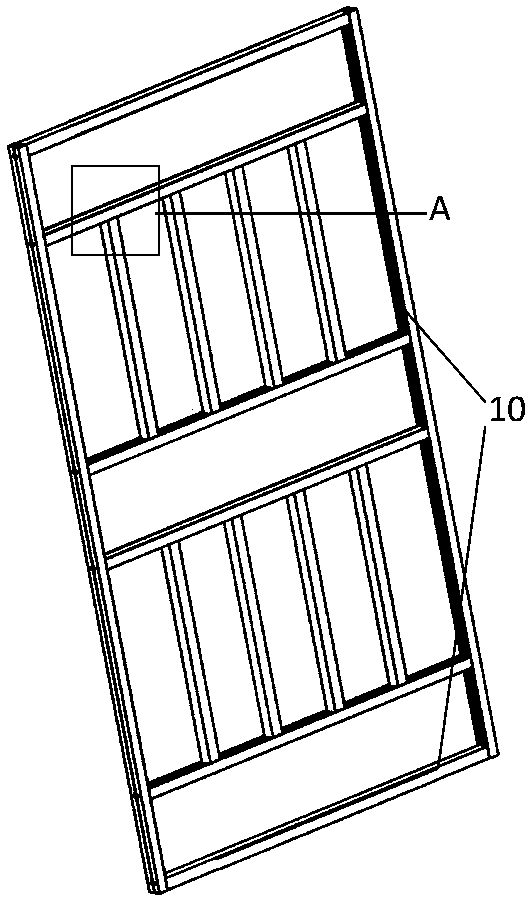 Protective net adjustable in size