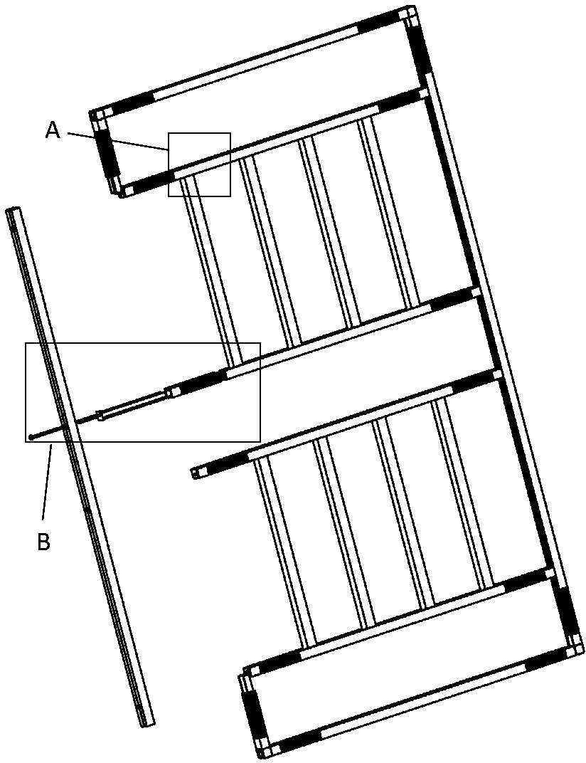 Protective net adjustable in size