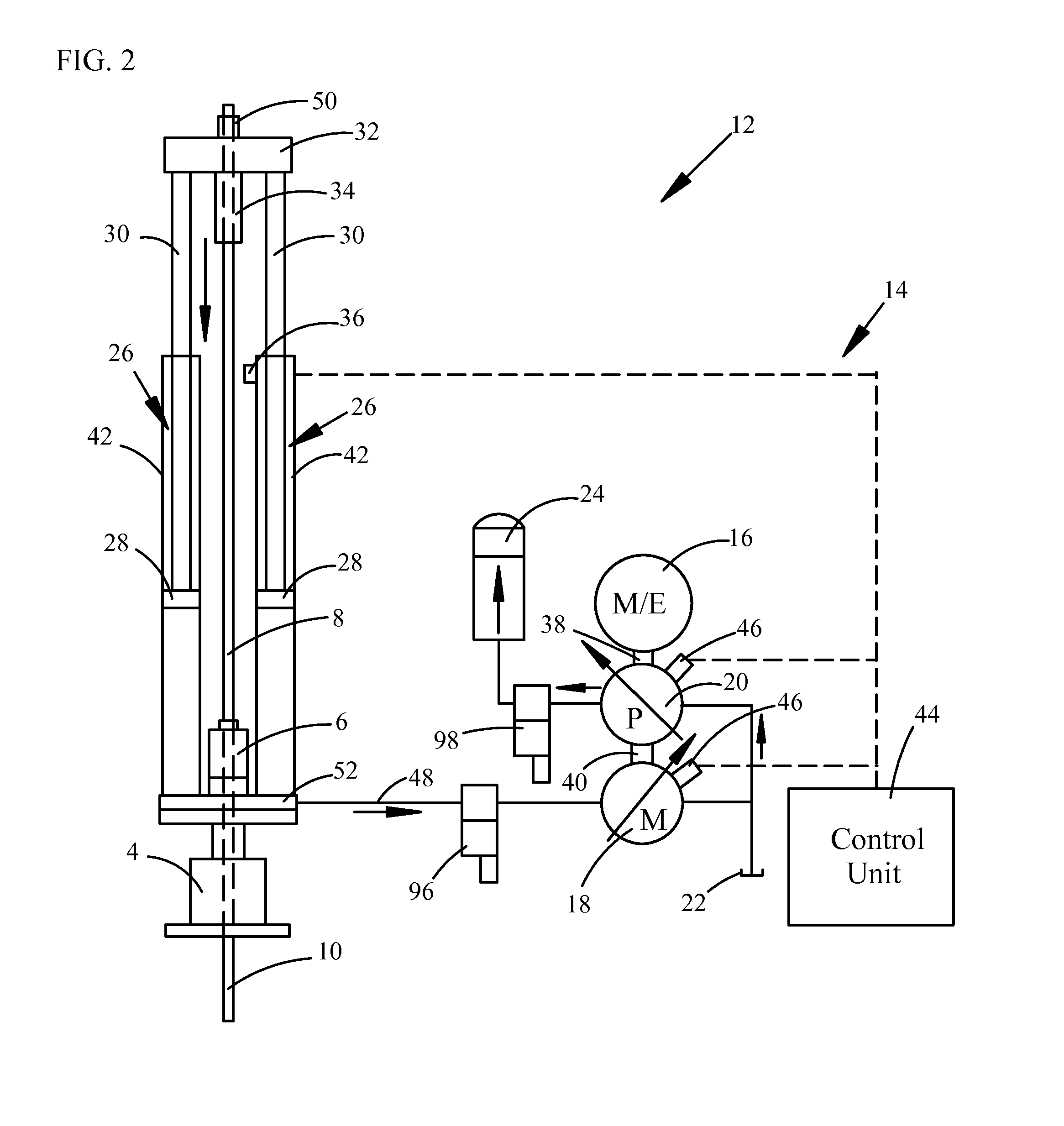 Synchronized dual well variable stroke and variable speed pump down control with regenerative assist