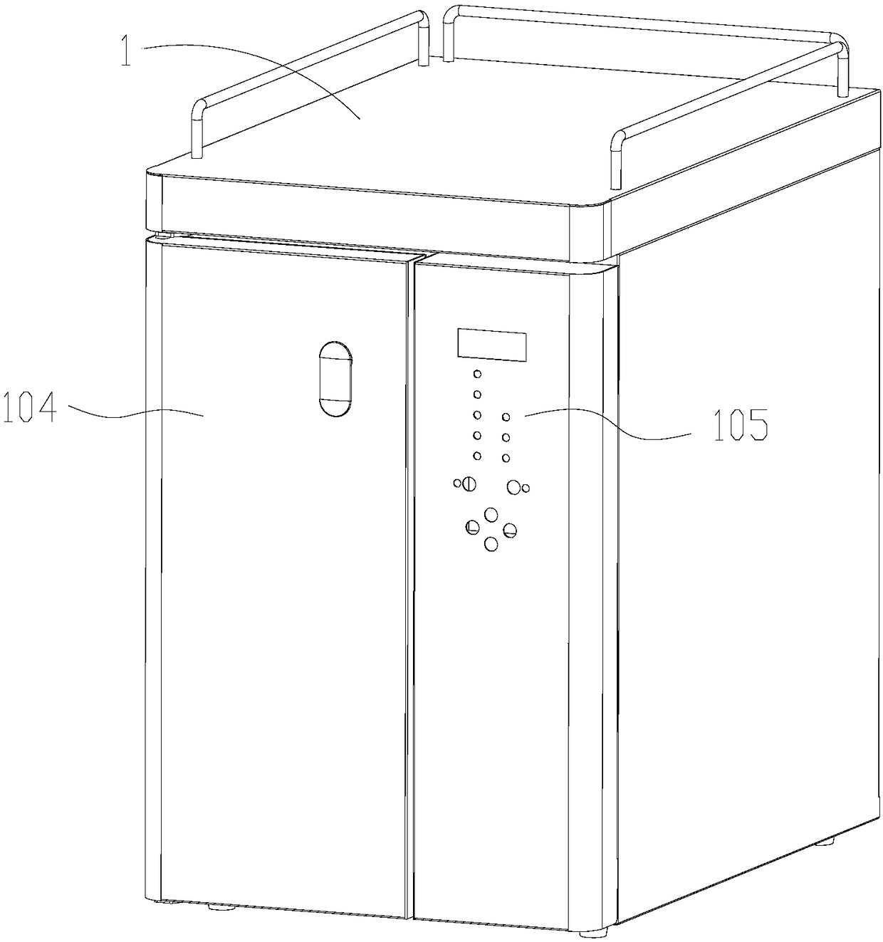 Milk supply method of milk refrigerator