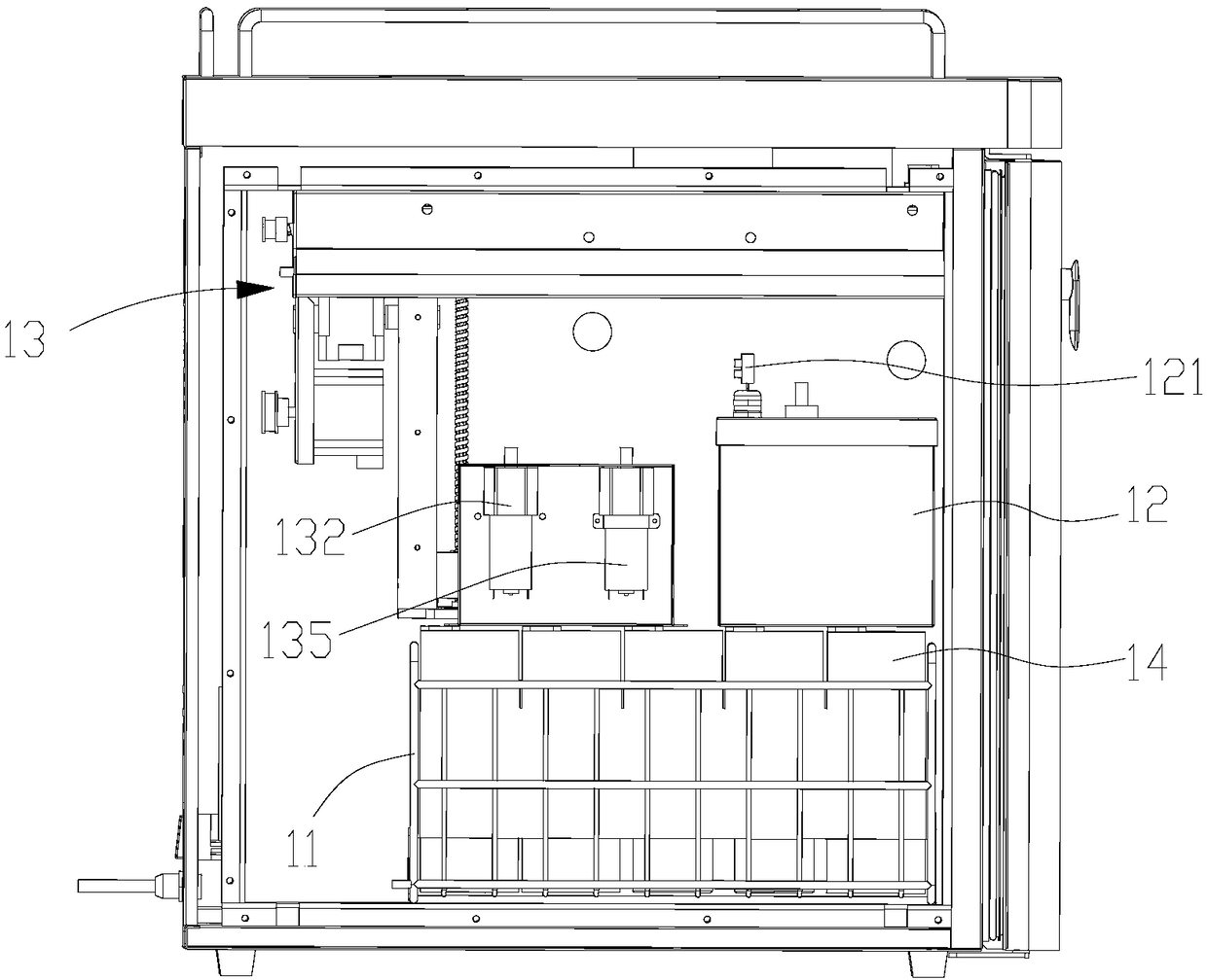 Milk supply method of milk refrigerator