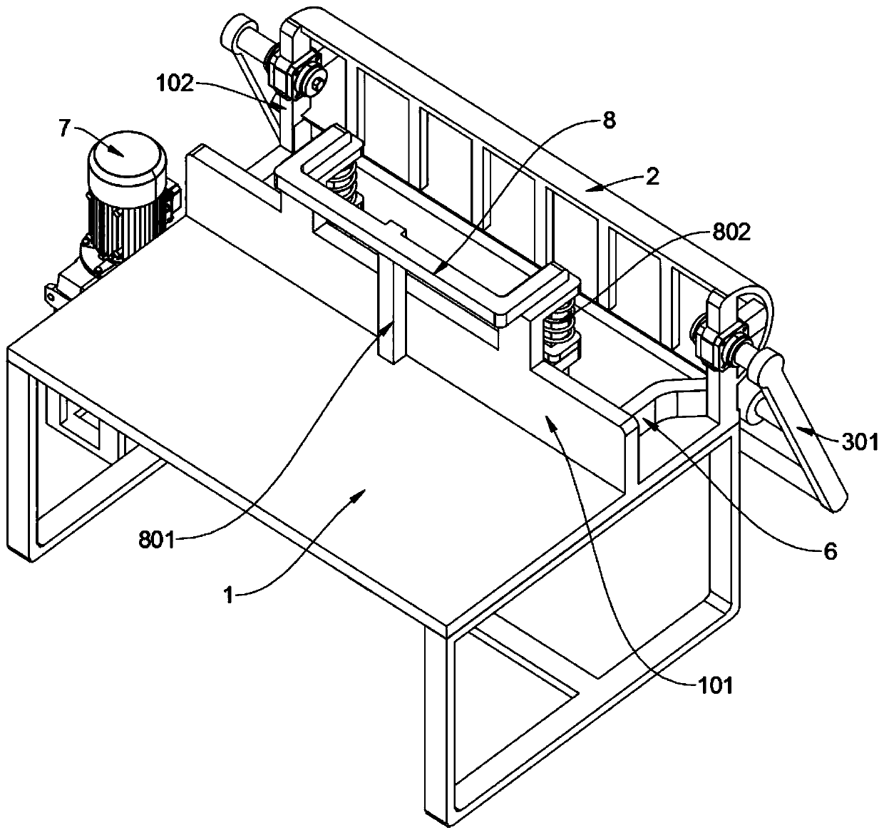 Basket frame bending device for manufacturing baby carriage