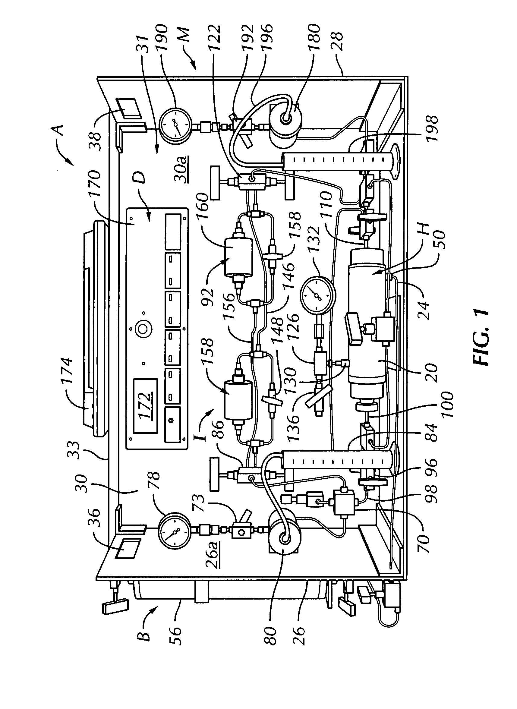 Portable core flood apparatus for conducting on-site permeability measurements