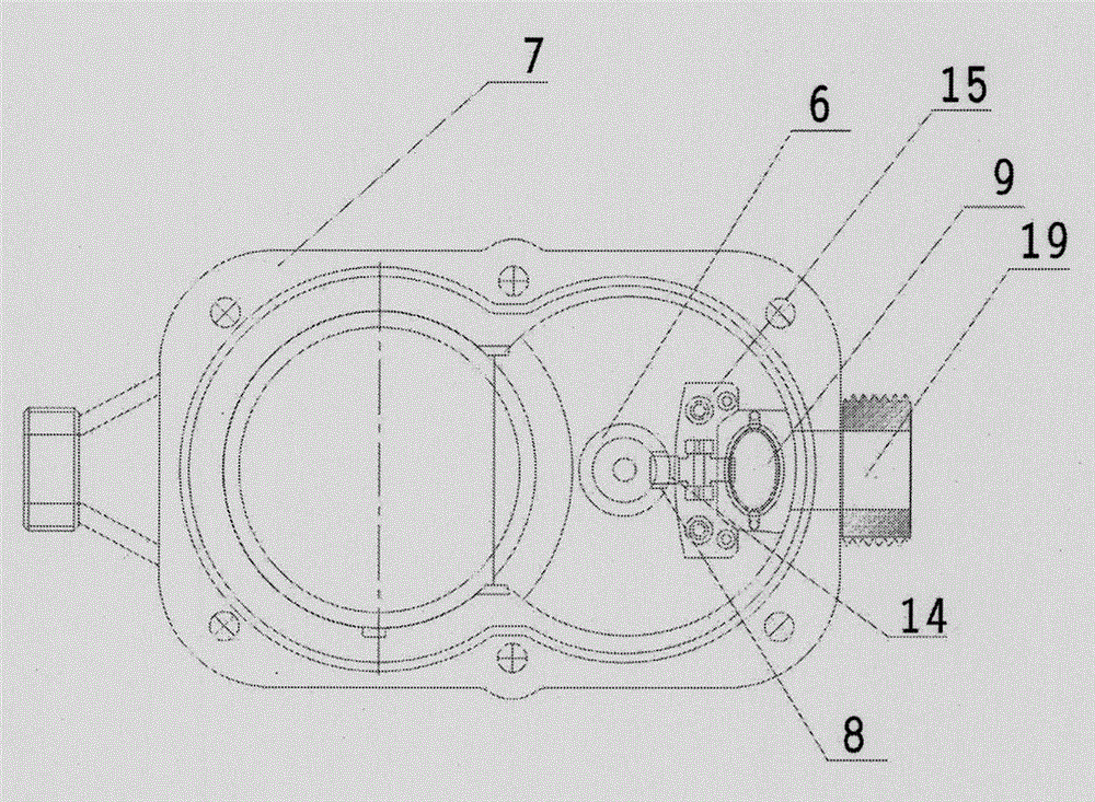 Passive automatic-control liquid flowmeter