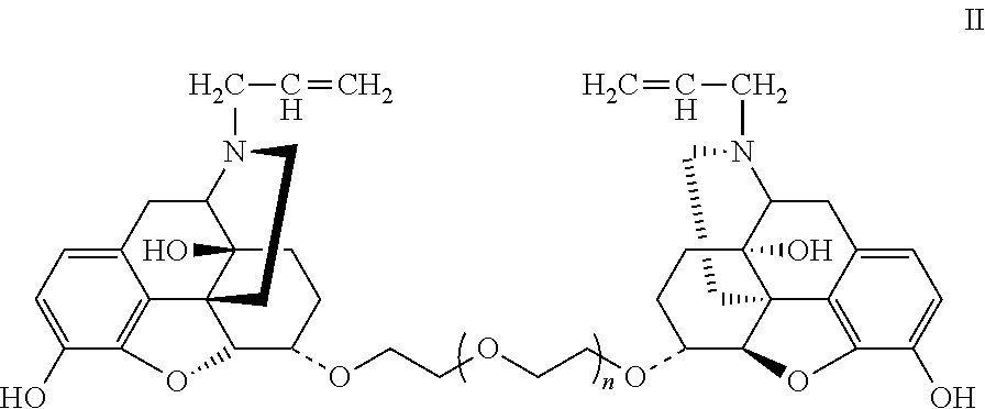 Conjugate of polyethylene gylcol and naloxone and pharmaceutical composition and use thereof