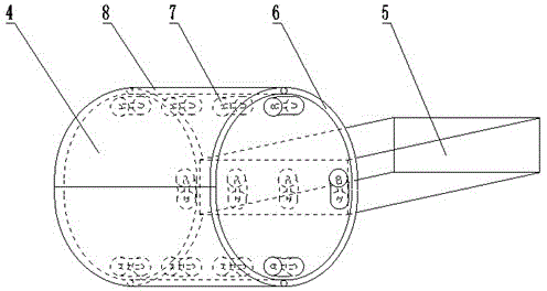 Submarine cable detection apparatus based on radio frequency technology