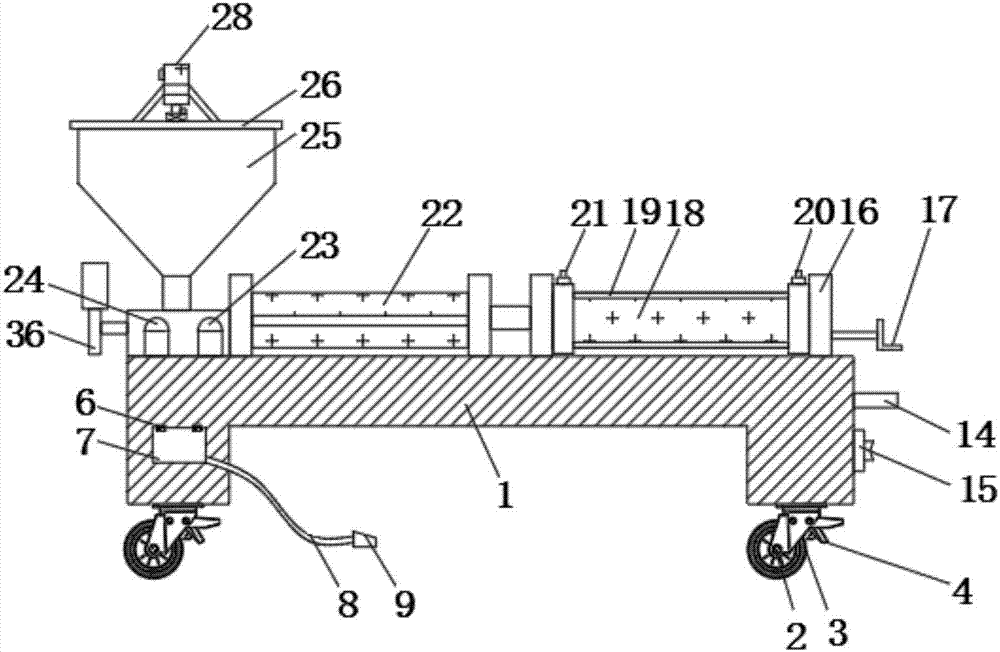 Pneumatic paste filling machine