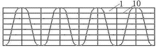 Novel semi-burying ridge structure