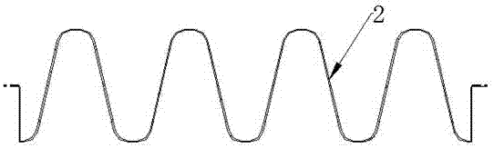 Novel semi-burying ridge structure