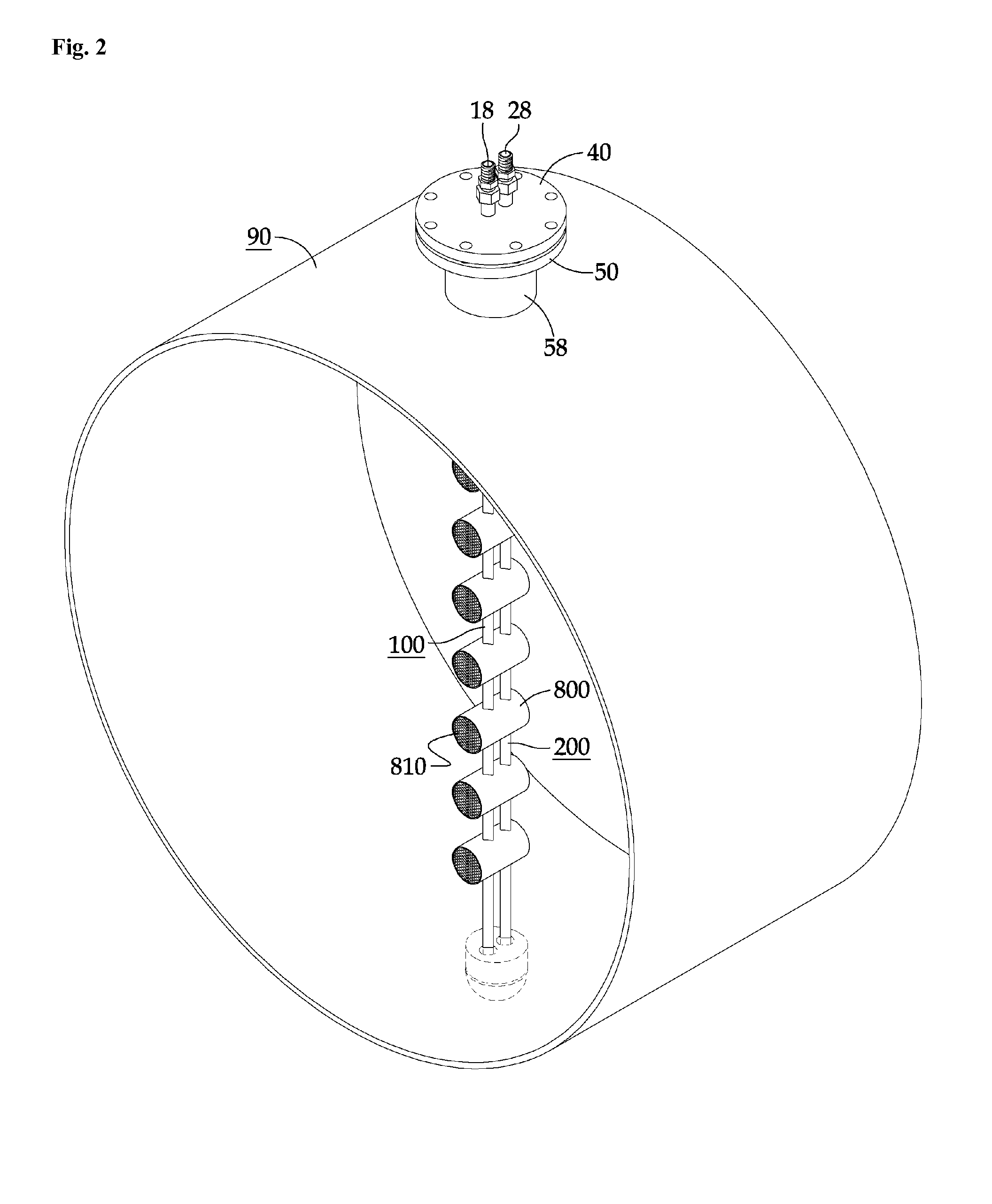 Average pitot tube type flow meter