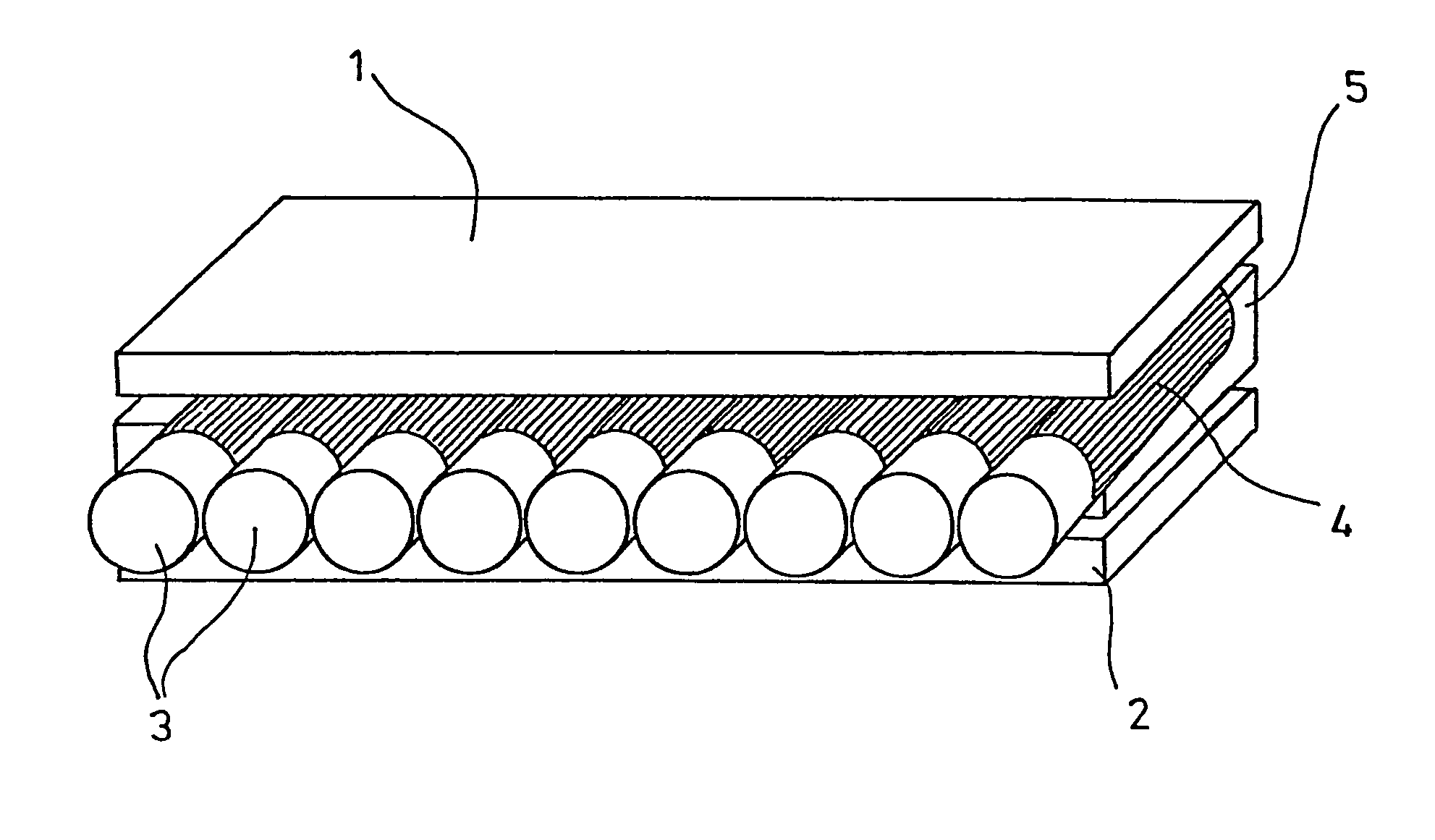 Fiber-reinforced metallic composite material and method