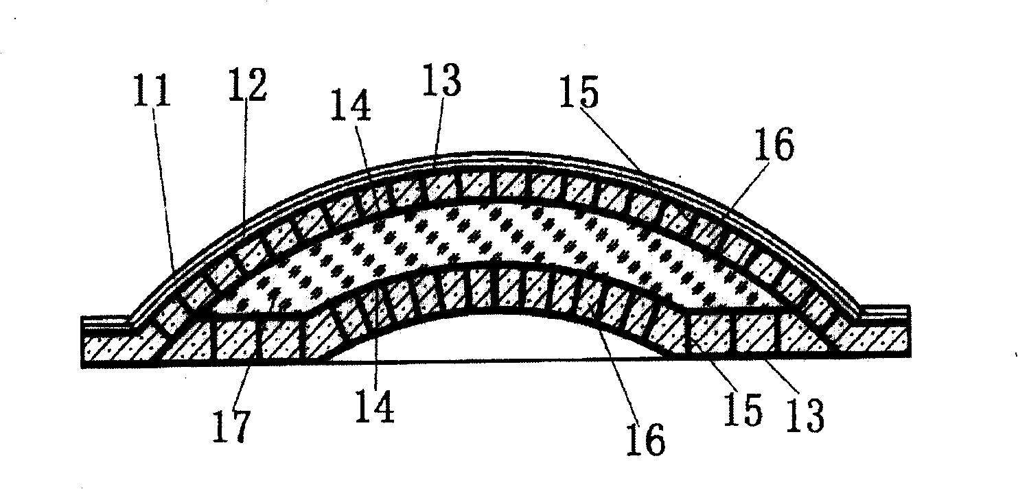 Ablate spherical well cover with multi-layer casting